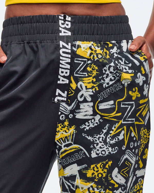 Sizzlin' High Waisted Zip Front Track Pants