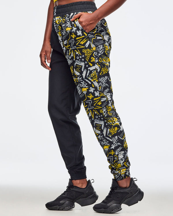 Sizzlin' High Waisted Zip Front Track Pants
