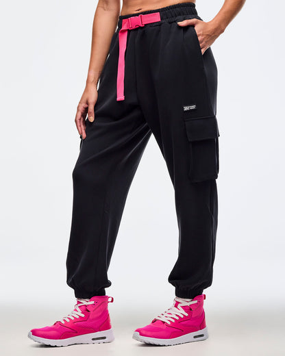 Sizzlin' Modal Slouch Cargo Pants With Belt