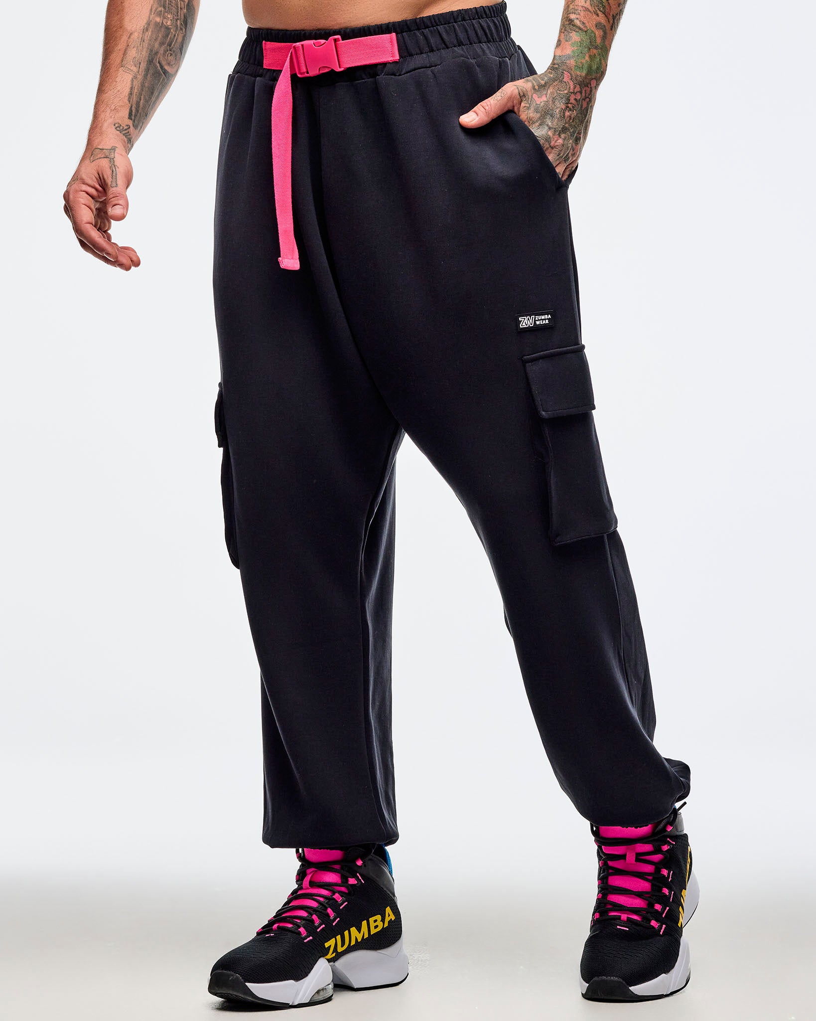 Sizzlin' Modal Slouch Cargo Pants With Belt – Zumba Wear
