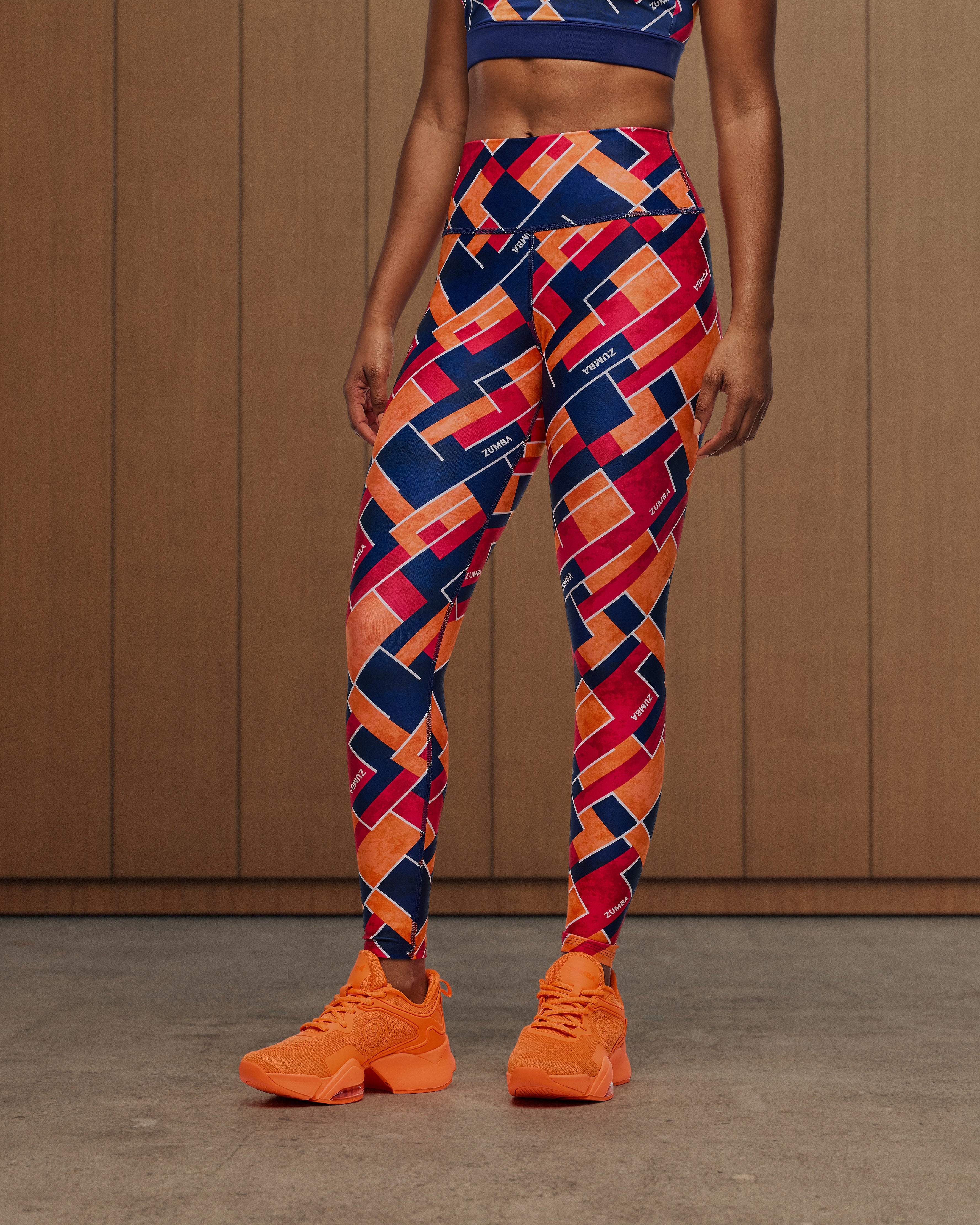 【goul4711】 アクロ TRIANGLE BRIGHT 900 Class of 2001 High Waisted Ankle Leggings – Zumba Wear
