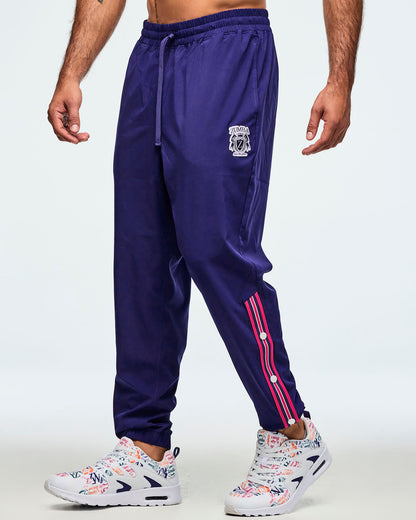 Class of 2001 Woven Track Pants With Side Snaps