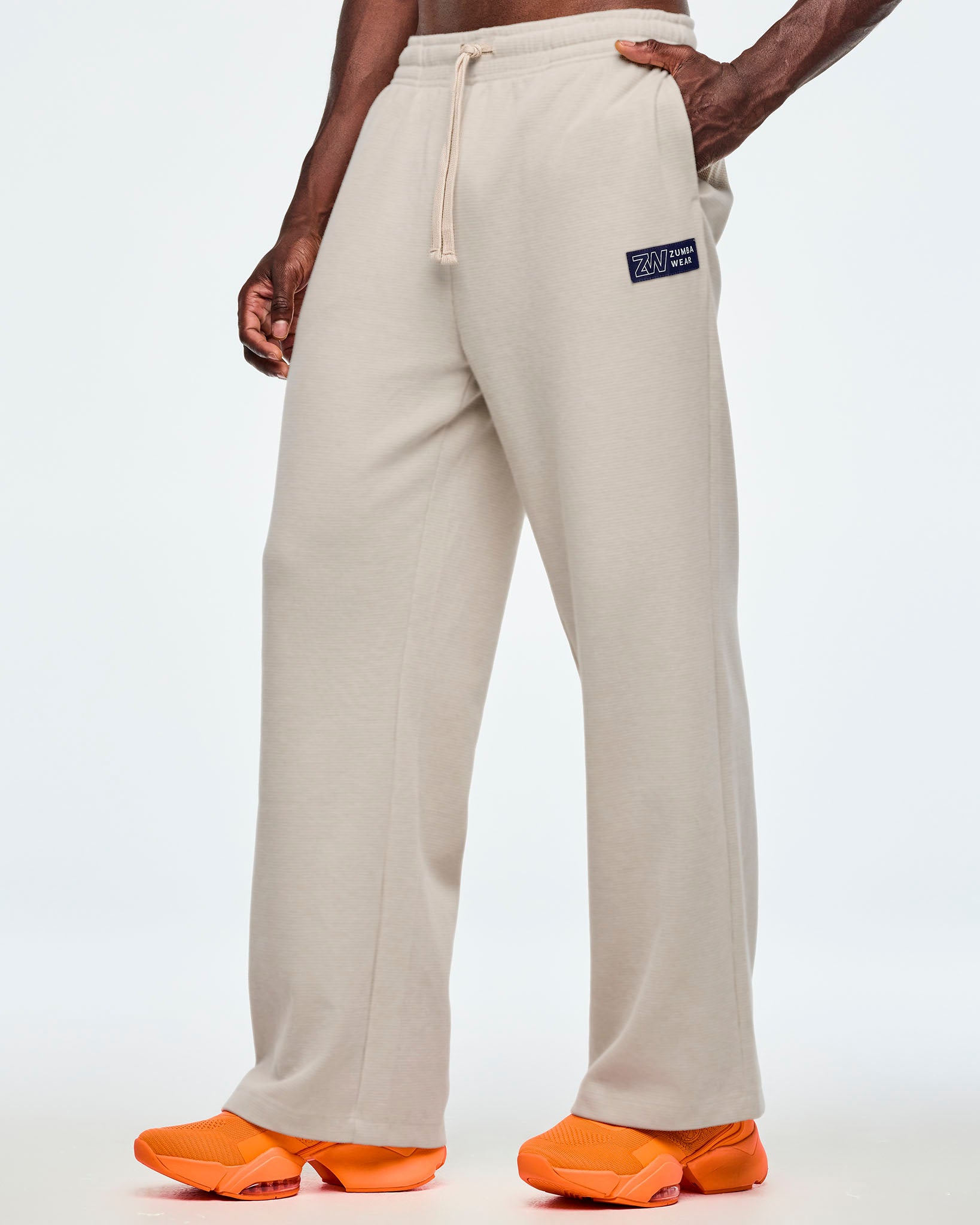 ★Wai Kei★ Star Track Pants Ivory YKBE01PT07-1 Class of 2001 Straight Leg Track Pants – Zumba Wear | STRONG iD