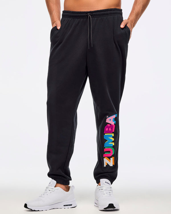 Zumba Multicolor Logo Slouch Sweatpants