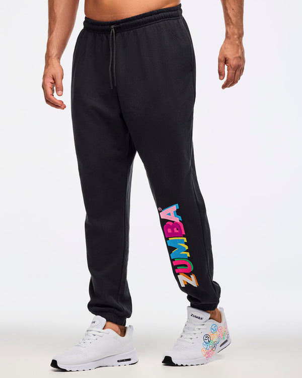 Zumba Multicolor Logo Slouch Sweatpants