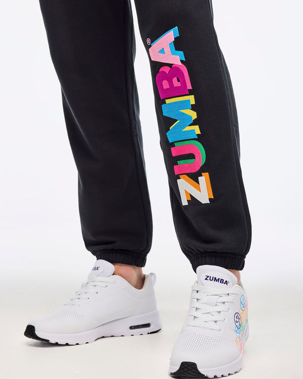 Zumba Multicolor Logo Slouch Sweatpants