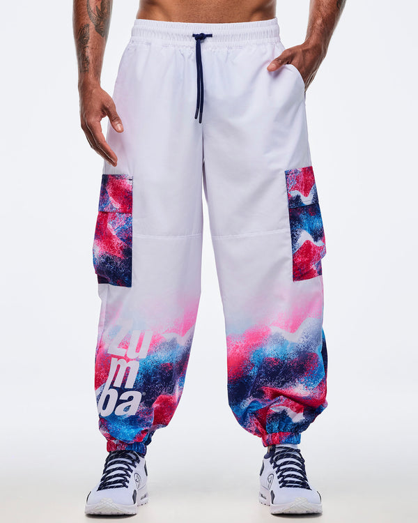 Apres Zumba Baggy Parachute Cargo Pants