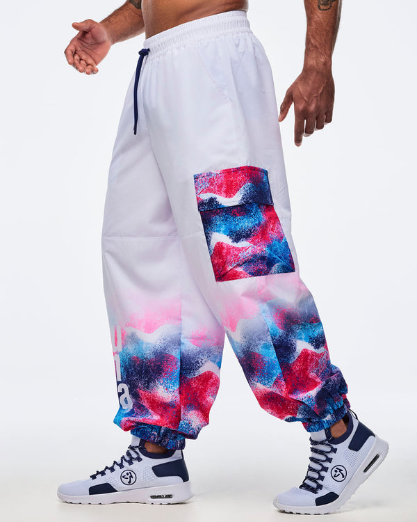 Apres Zumba Baggy Parachute Cargo Pants