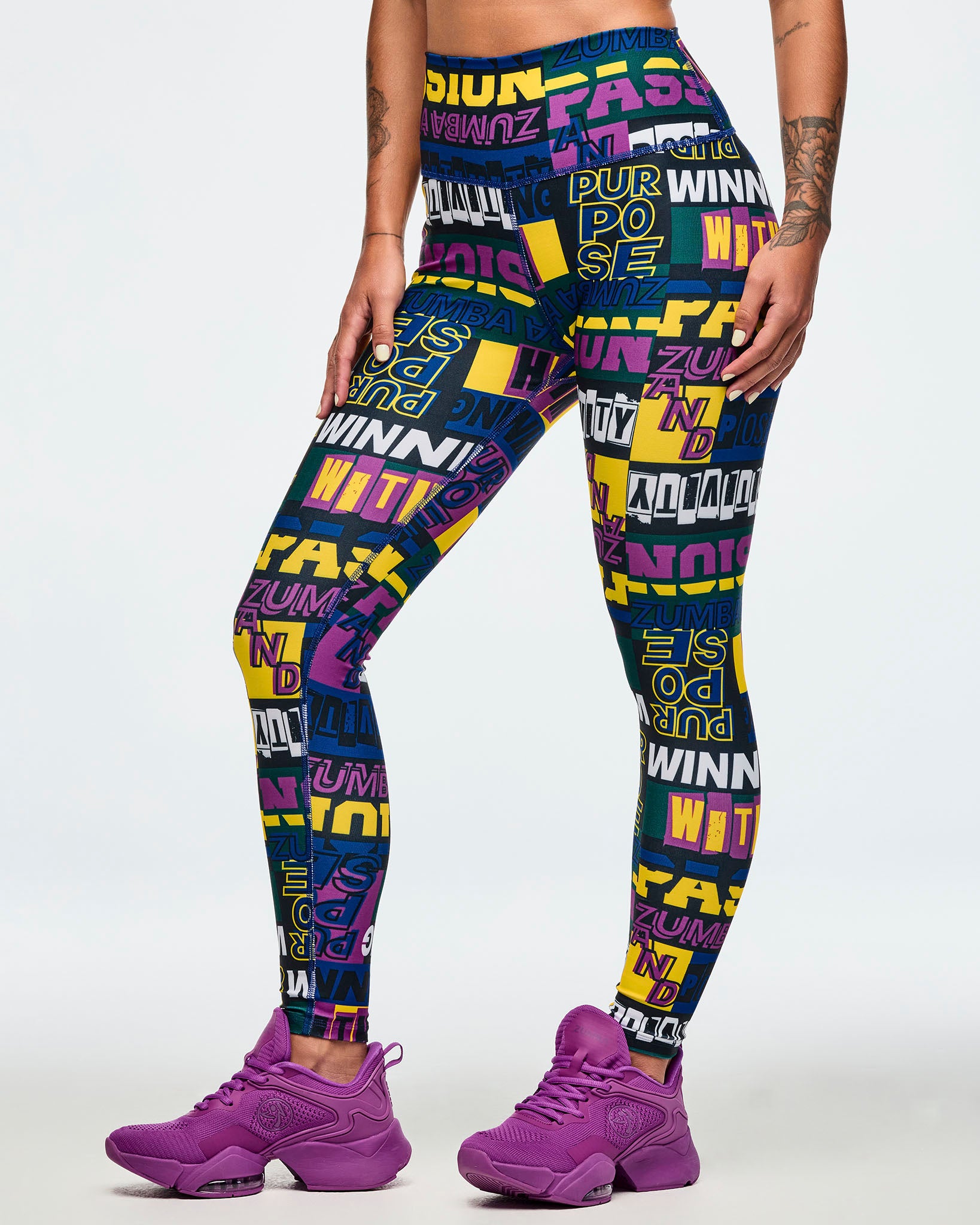 ZW High Waisted Ankle Leggings – Zumba Wear | STRONG iD