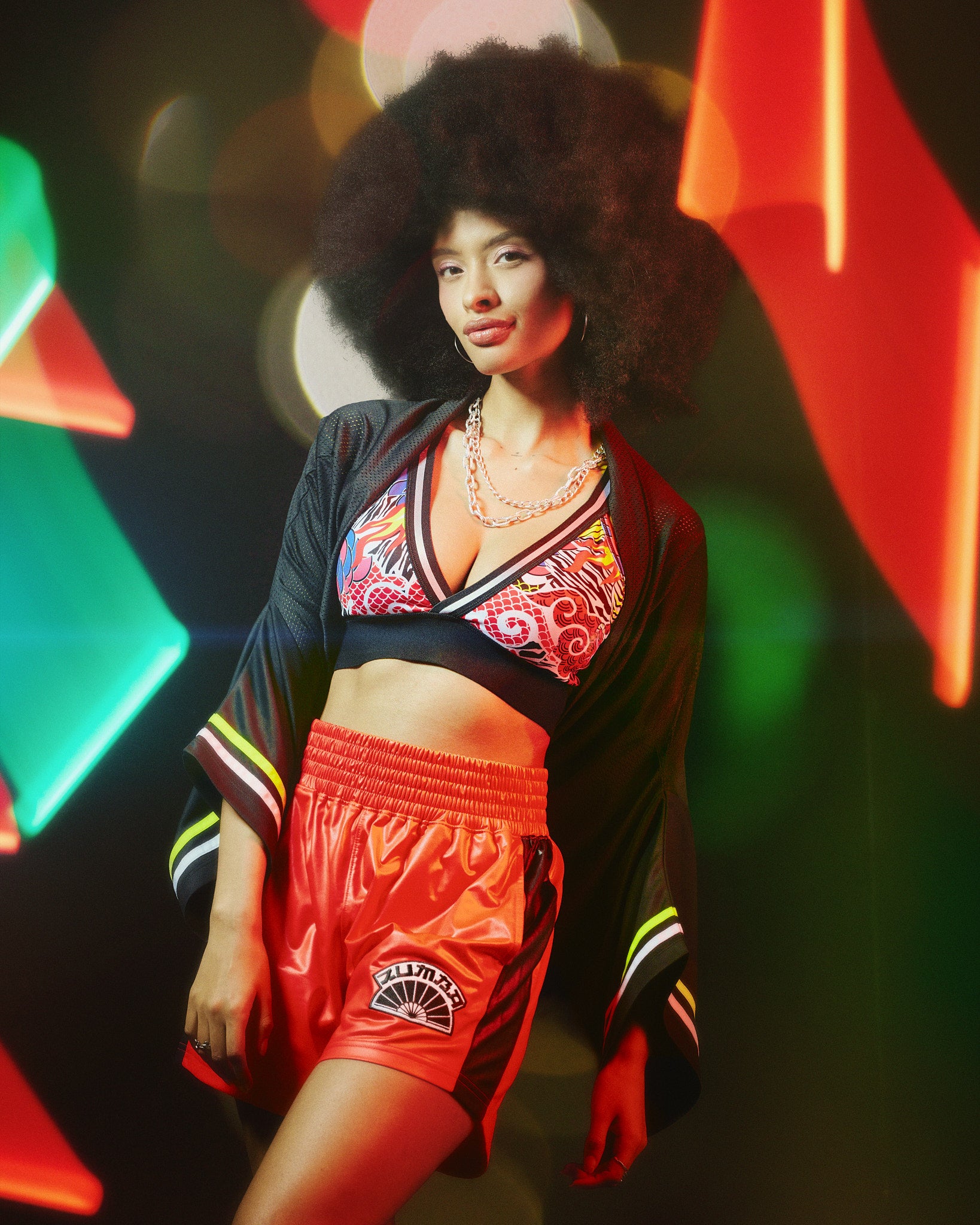 その他 ZUMBA fitness Eastern Flavor Z-Lift V-Bra With Elastic Waistband – Zumba Wear