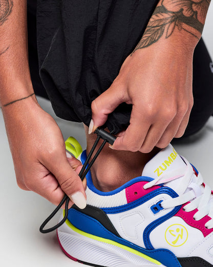 Eastern Flavor High Rise Cargo Pants With Tassels