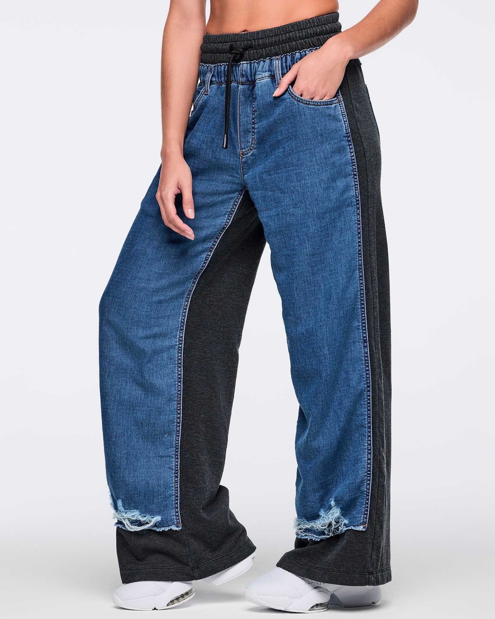 Latin Movement Combo Denim Sweatpants – Zumba Wear | STRONG iD