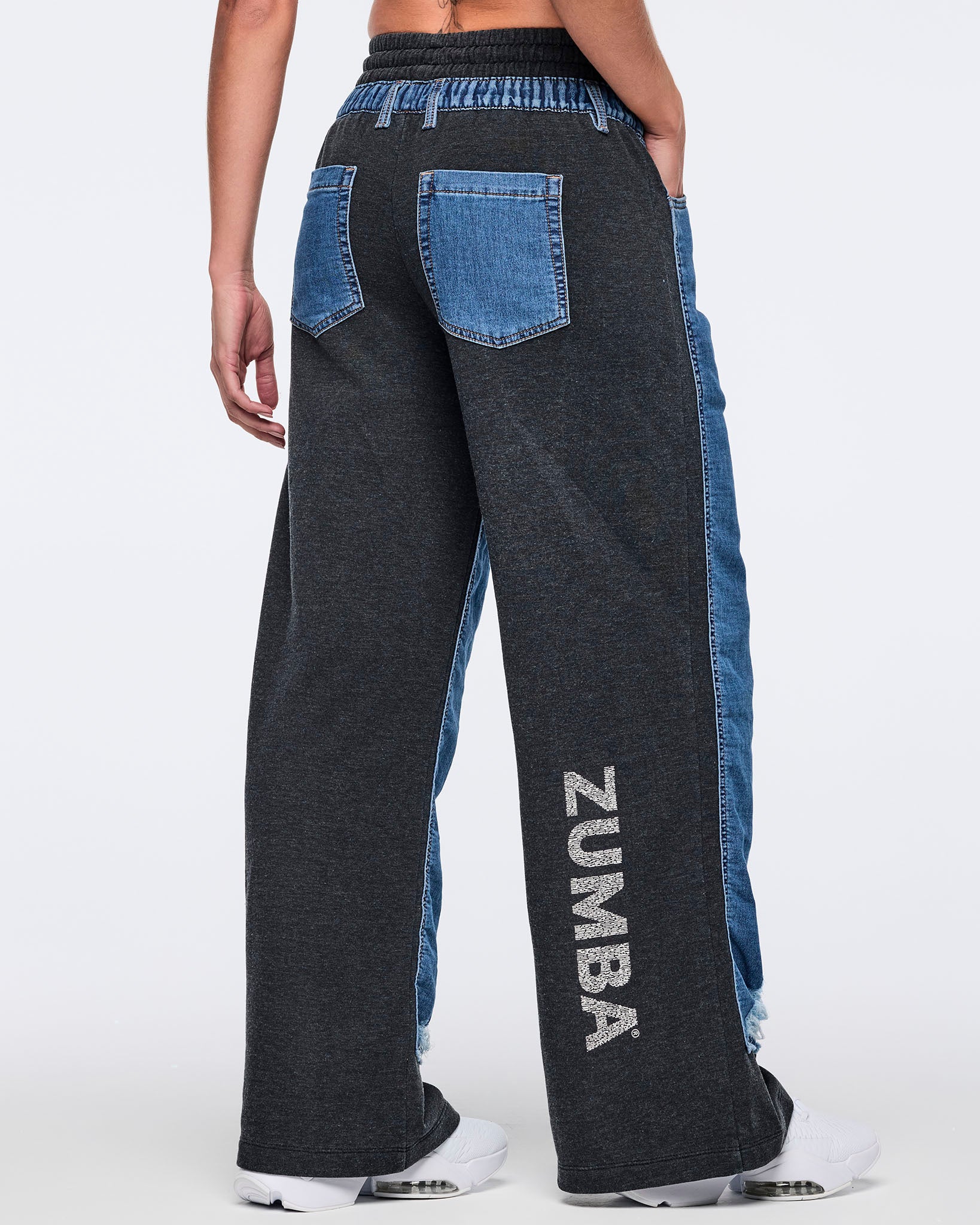 Latin Movement Combo Denim Sweatpants – Zumba Wear | STRONG iD