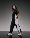 Zumba Basic Wavy Track Pants - Bold Black