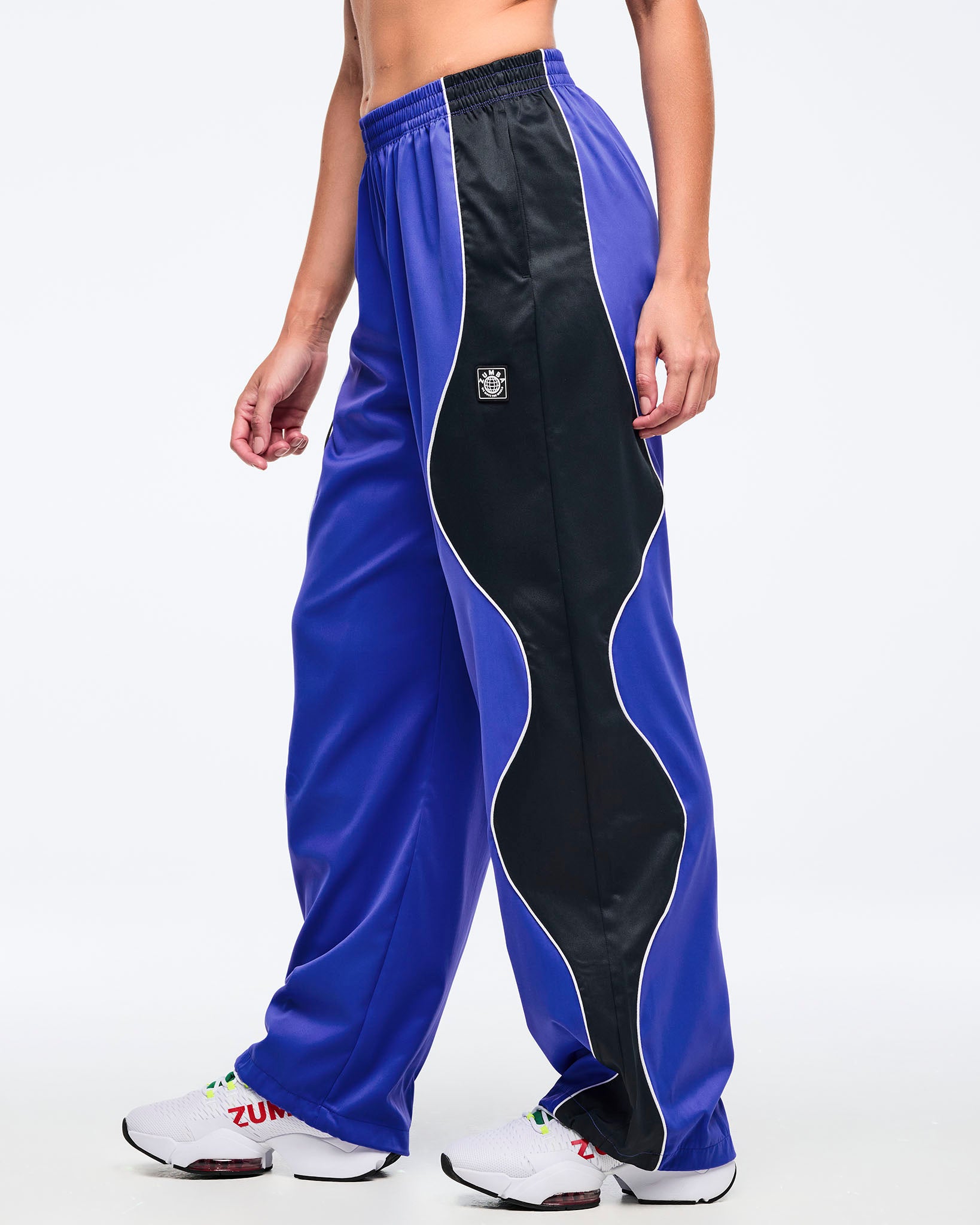 Latin Movement Wavy Track Pants - So Into Blue – Zumba Wear