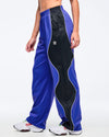 Latin Movement Wavy Track Pants - So Into Blue