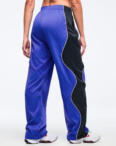 Latin Movement Wavy Track Pants - So Into Blue