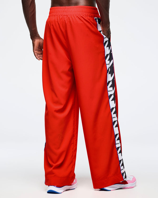 Zumba Amour Wide Track Pant With Side Panels