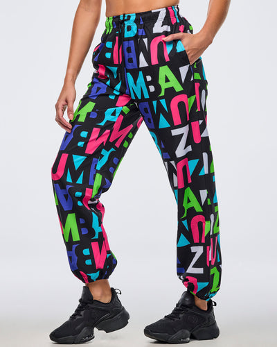 Neon Baggy Woven Pants
