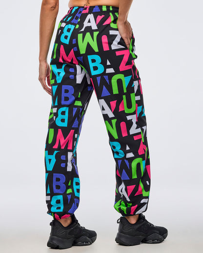Neon Baggy Woven Pants