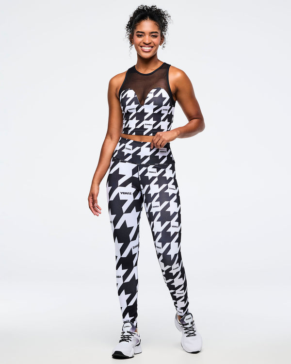 Zumba Amour Z-Lift High Waisted Ankle Leggings