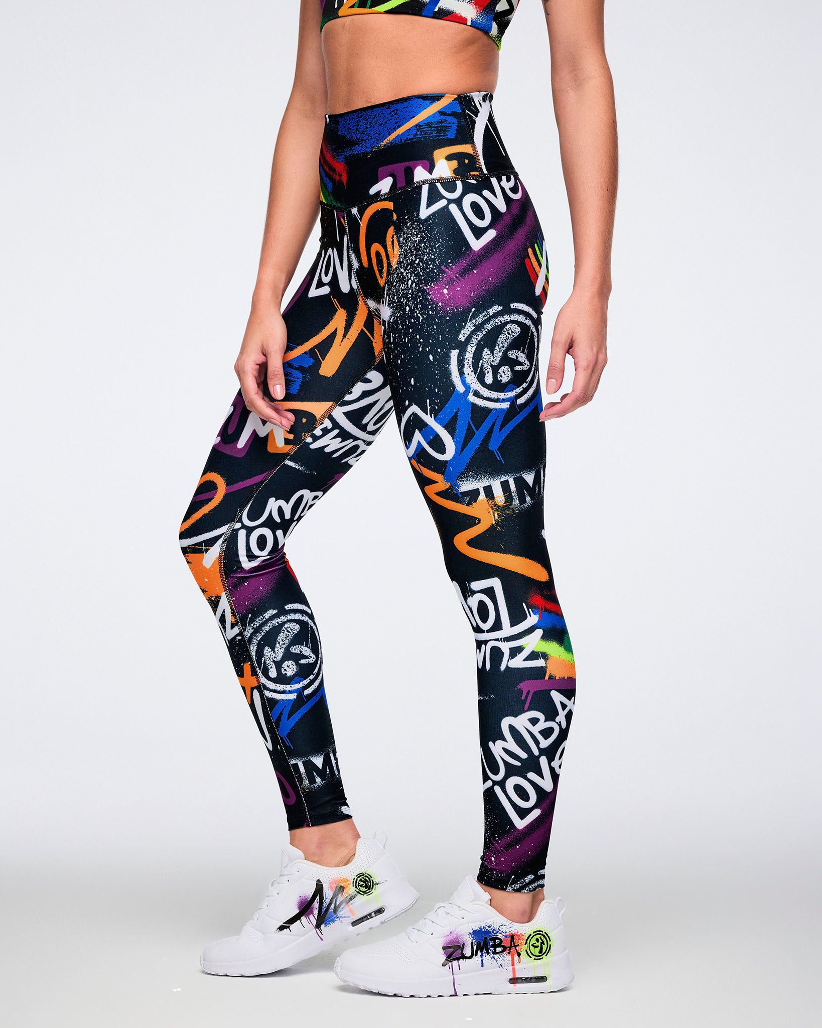 Pride High Waisted Ankle Leggings – Zumba Wear | STRONG iD