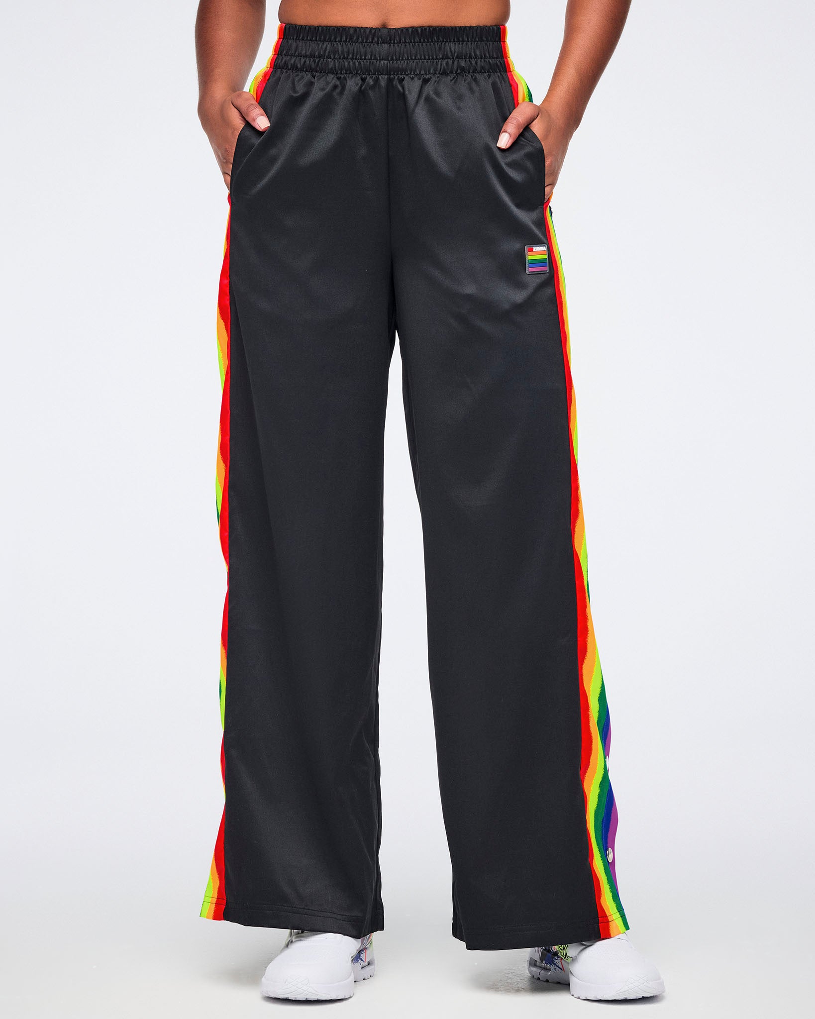 Pride Wide Leg Pants Side Snaps – Zumba Wear | STRONG iD