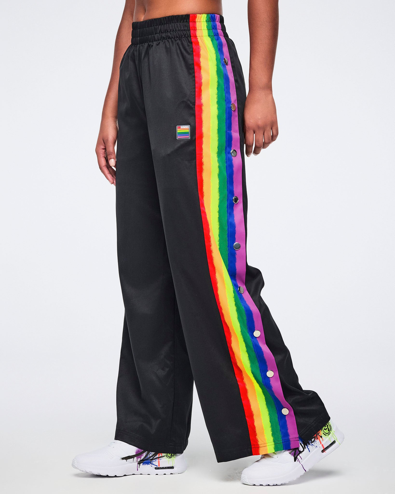 Pride Wide Leg Pants Side Snaps – Zumba Wear | STRONG iD