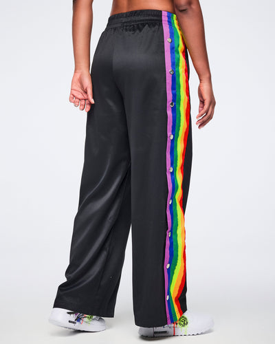 Pride Wide Leg Pants Side Snaps