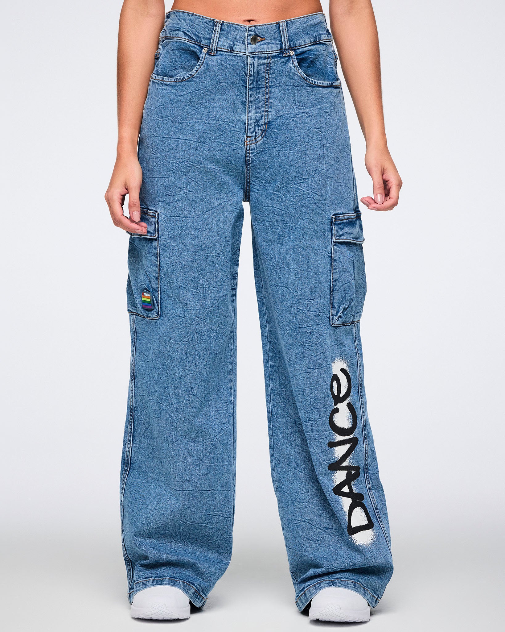 Pride Baggy Denim Cargo Pants – Zumba Wear | STRONG iD