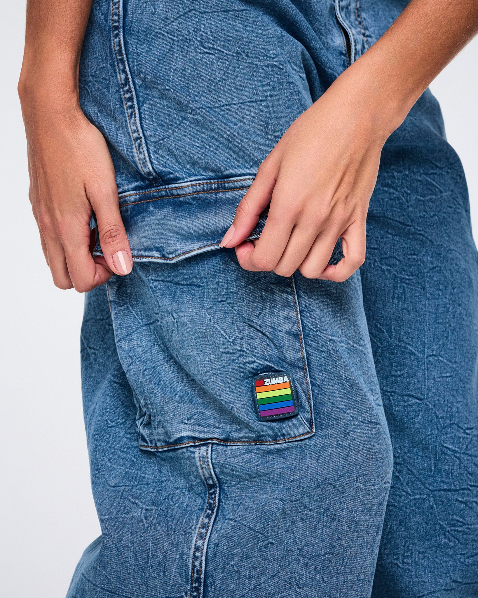 Pride Baggy Denim Cargo Pants – Zumba Wear | STRONG iD
