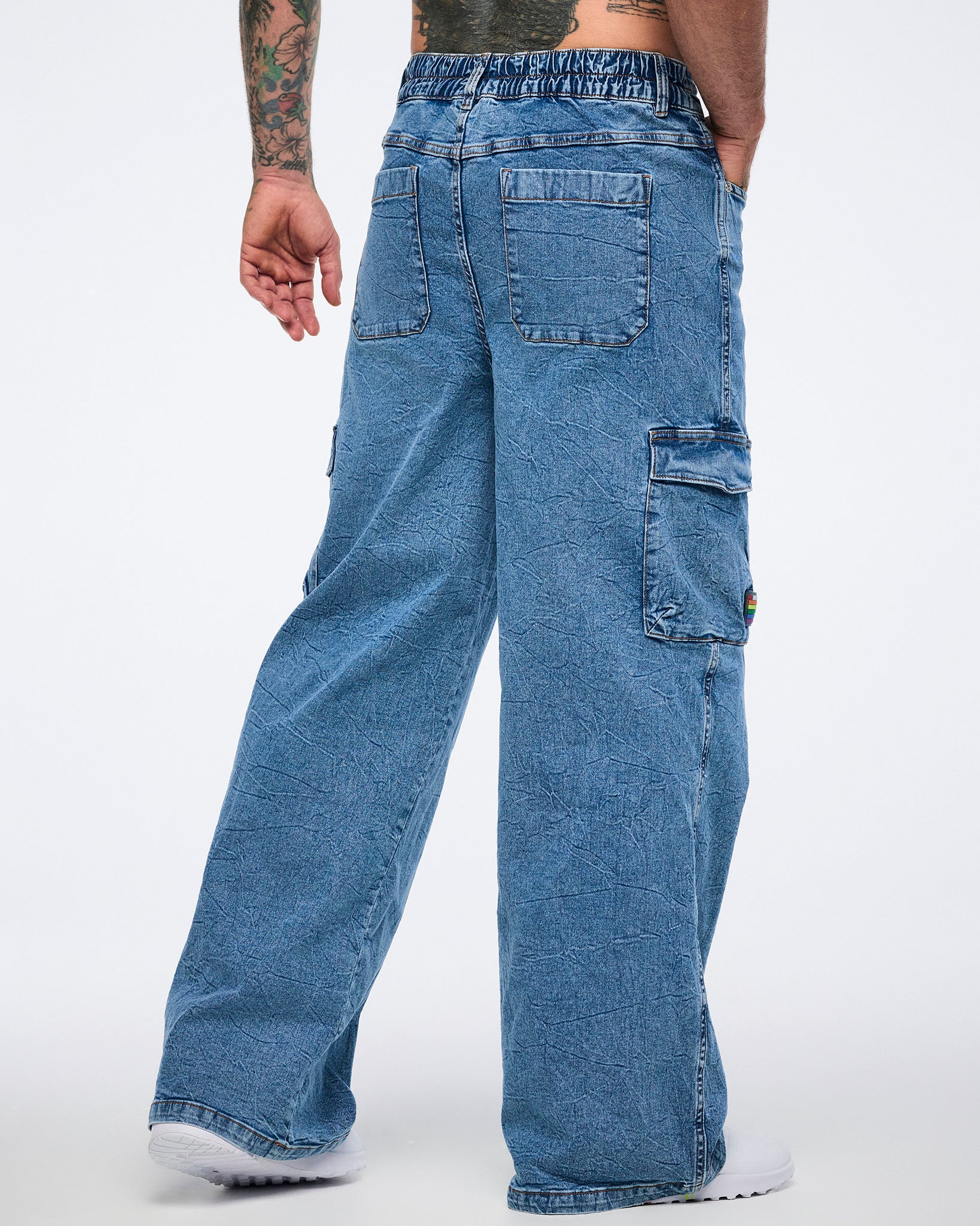 Pride Baggy Denim Cargo Pants – Zumba Wear | STRONG iD Pride Baggy Denim Cargo Pants – Zumba Wear | STRONG iD