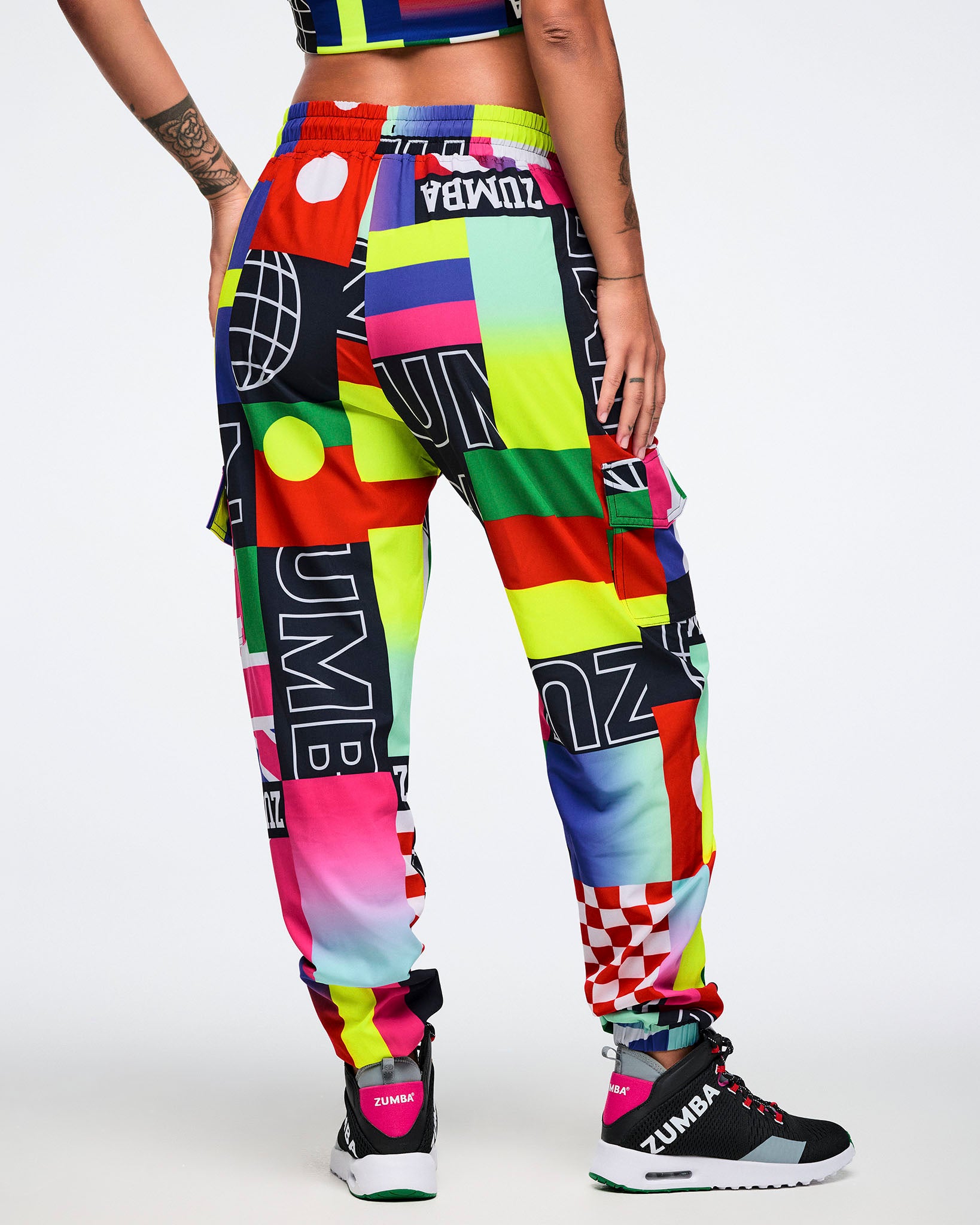 Worldwide Cargo Pants - Red/Blue – Zumba Wear | STRONG iD