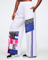 Worldwide High Waisted Wide Leg Track Pants