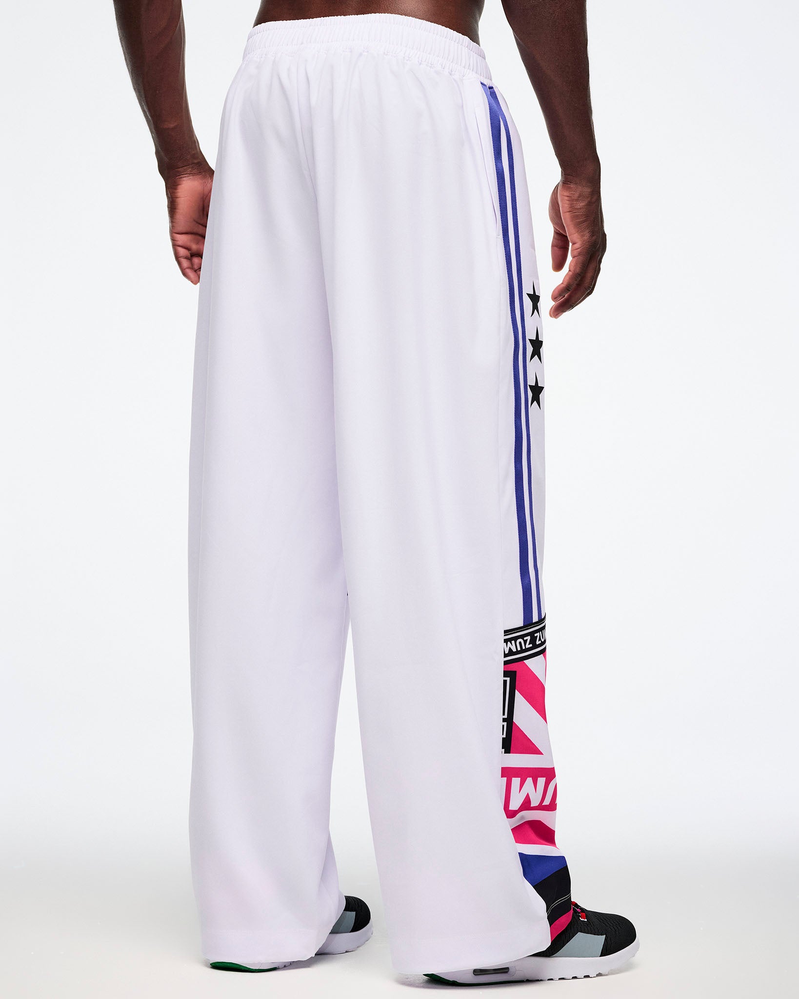 Worldwide High Waisted Wide Leg Track Pants – Zumba Wear | STRONG iD