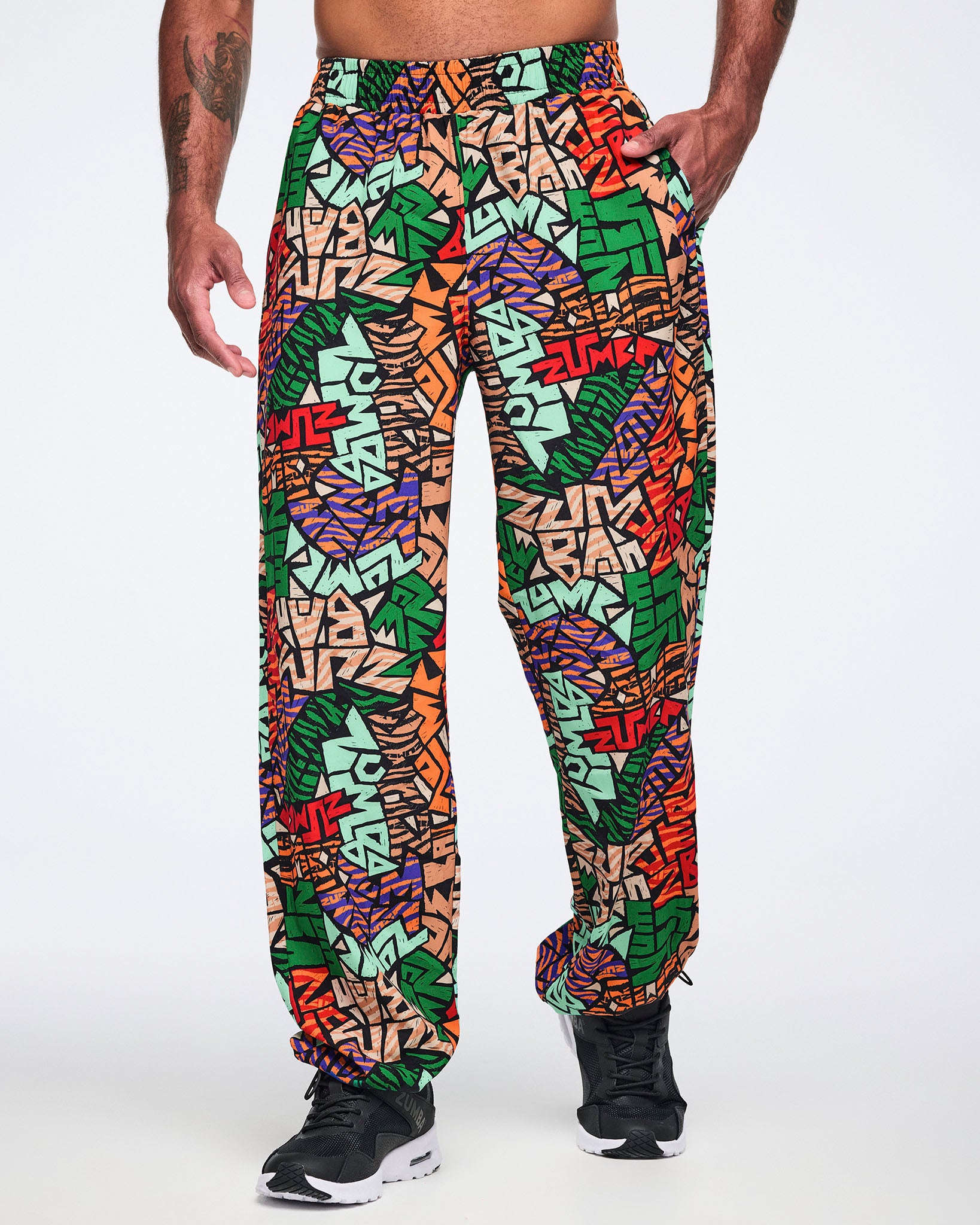 ZUMBA グラフィックパンツ 多色 Wildbeat Woven Track Pants – Zumba Wear | STRONG iD