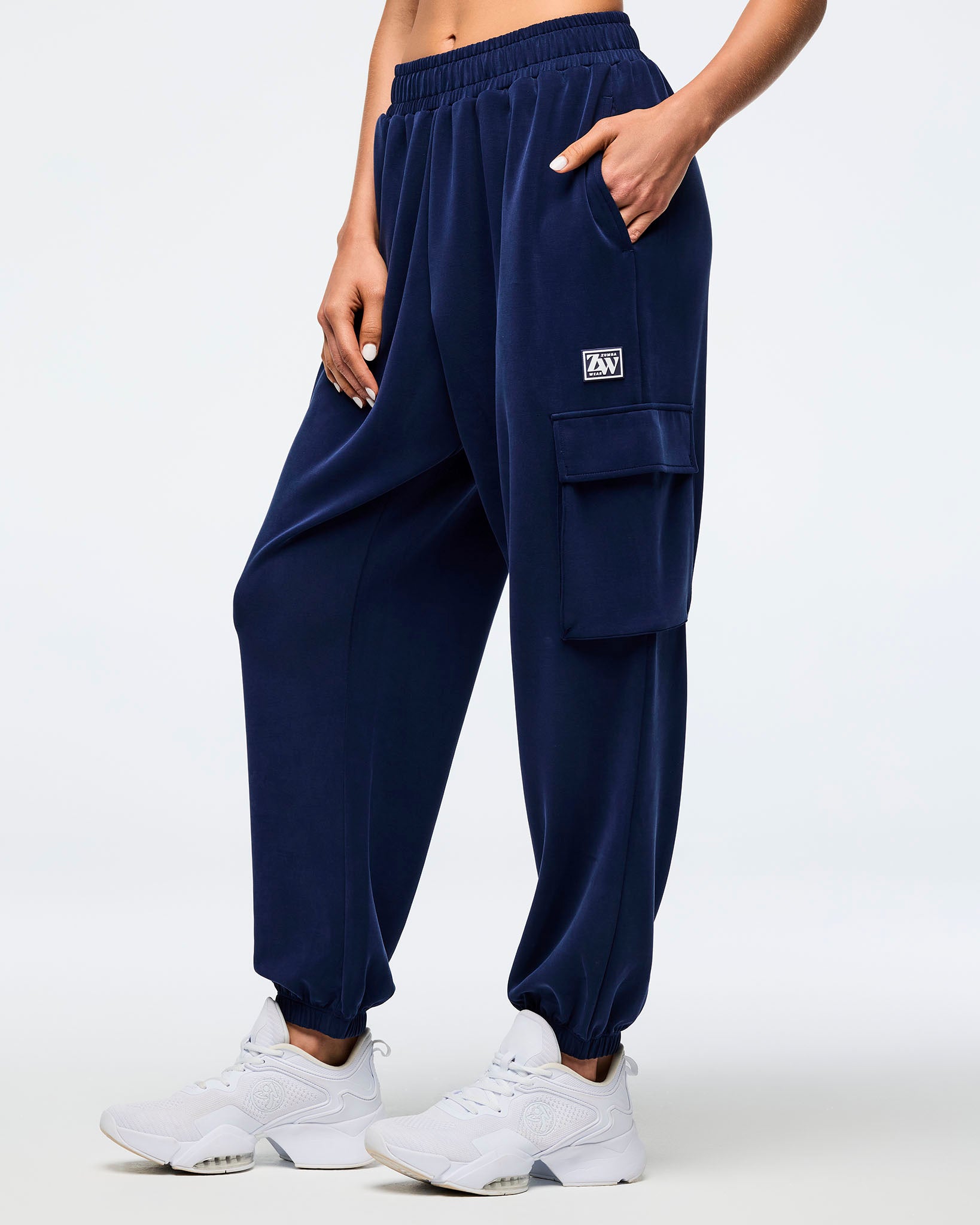 Apres Zumba Modal Slouch Cargo Pants - Indigo – Zumba Wear | STRONG iD