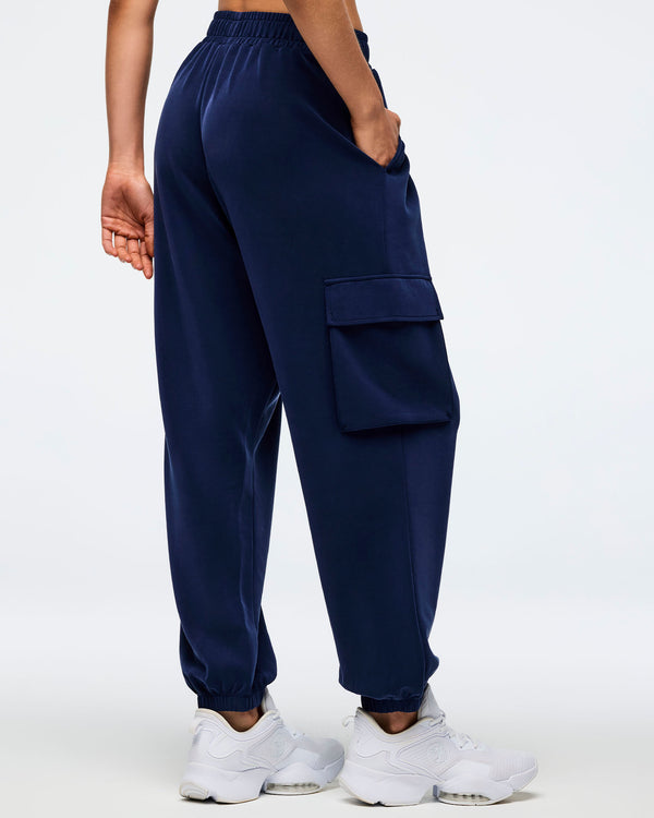 Apres Zumba Modal Slouch Cargo Pants - Indigo