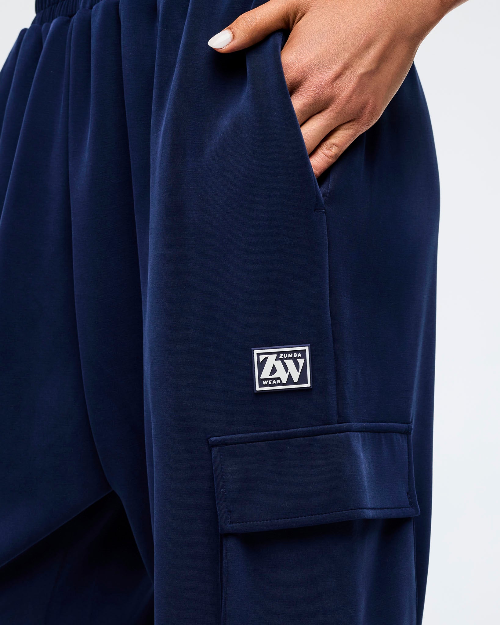 Apres Zumba Modal Slouch Cargo Pants - Indigo – Zumba Wear | STRONG iD