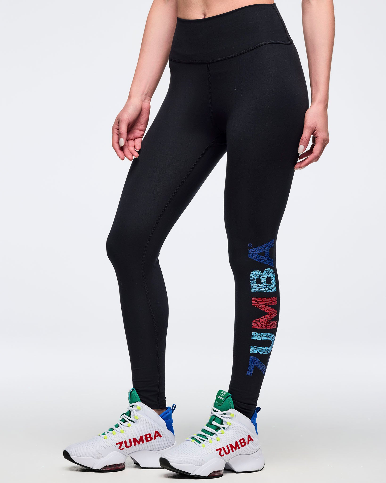 Latin Movement High Waisted Ankle Leggings – Zumba Wear | STRONG iD