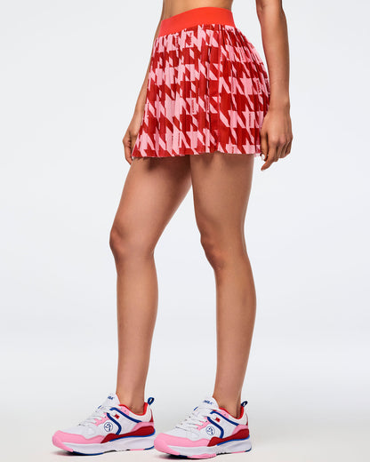 Zumba Amour Pleated Skort