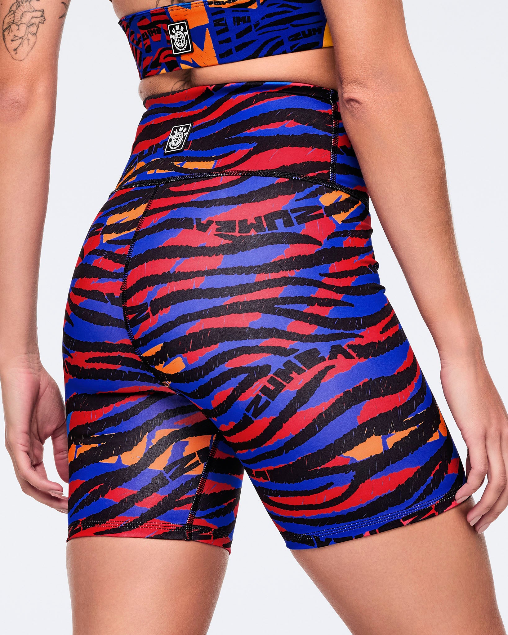 Wildbeat High Waisted Biker Shorts – Zumba Wear | STRONG iD