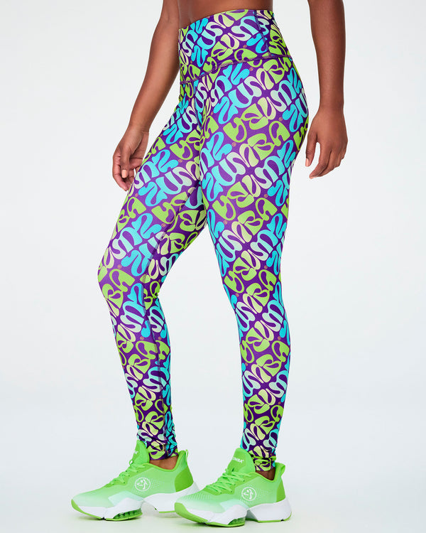 Disco Soul Z-Lift High Waisted Ankle Leggings