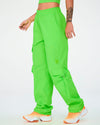 Disco Soul High Rise Cargo Pants With Tassels