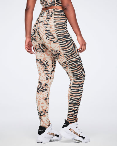 Wildbeat Z-Lift High Waisted Ankle Leggings With Side Panel