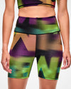 Electric Feel High Waisted Biker Shorts