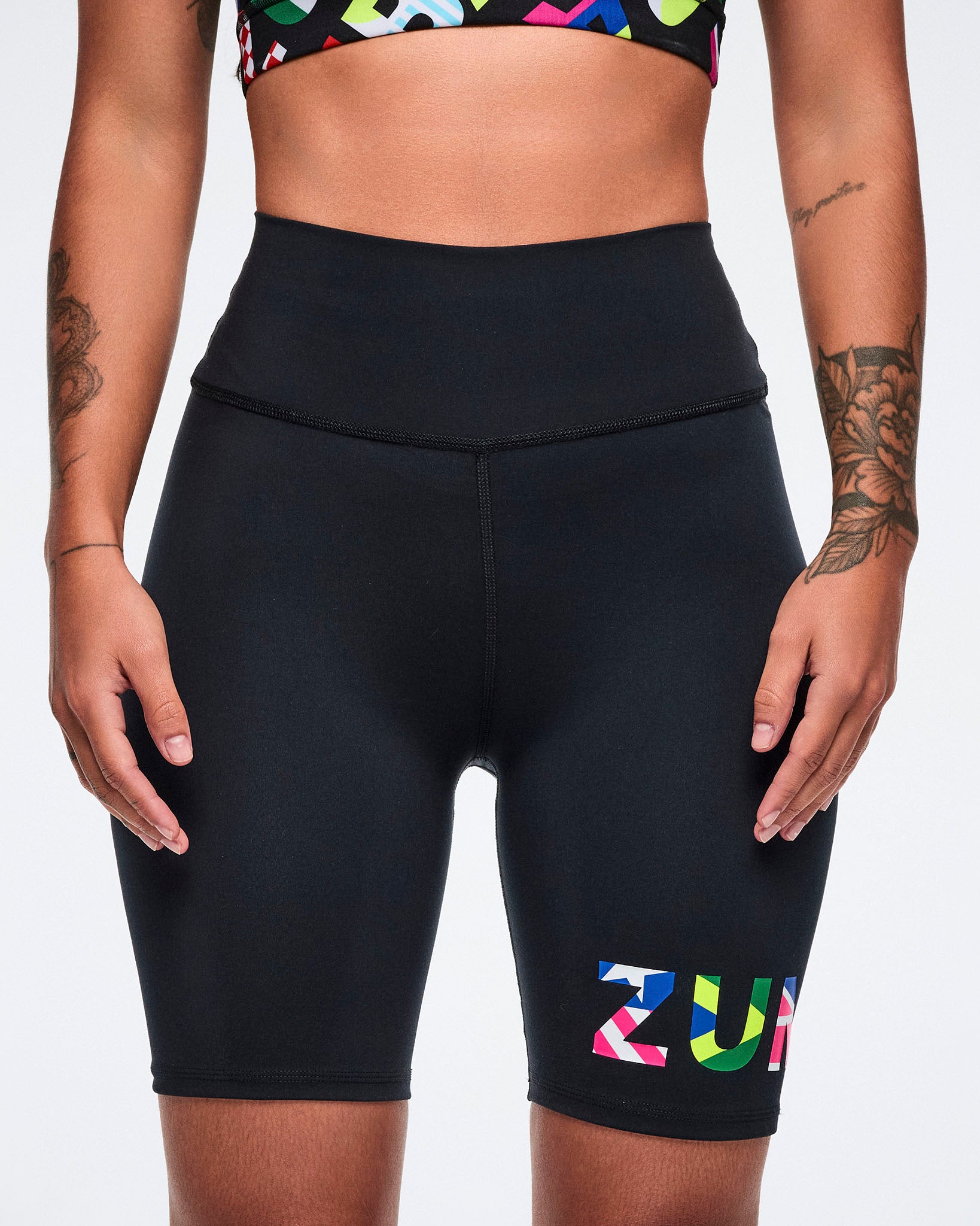 Worldwide High Waisted Biker Shorts - Black – Zumba Wear | STRONG iD