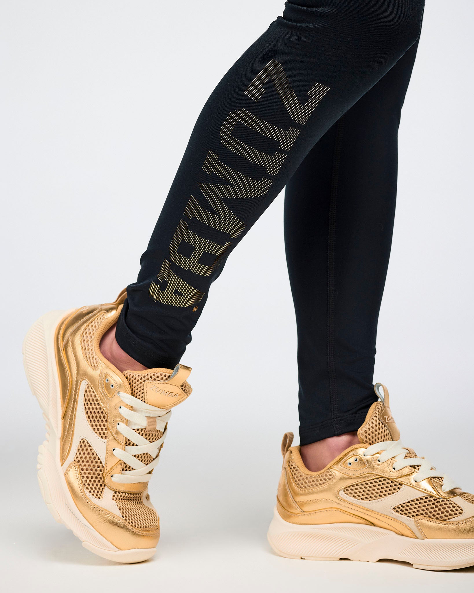 Worldwide High Waisted Ankle Leggings - Black – Zumba Wear | STRONG iD