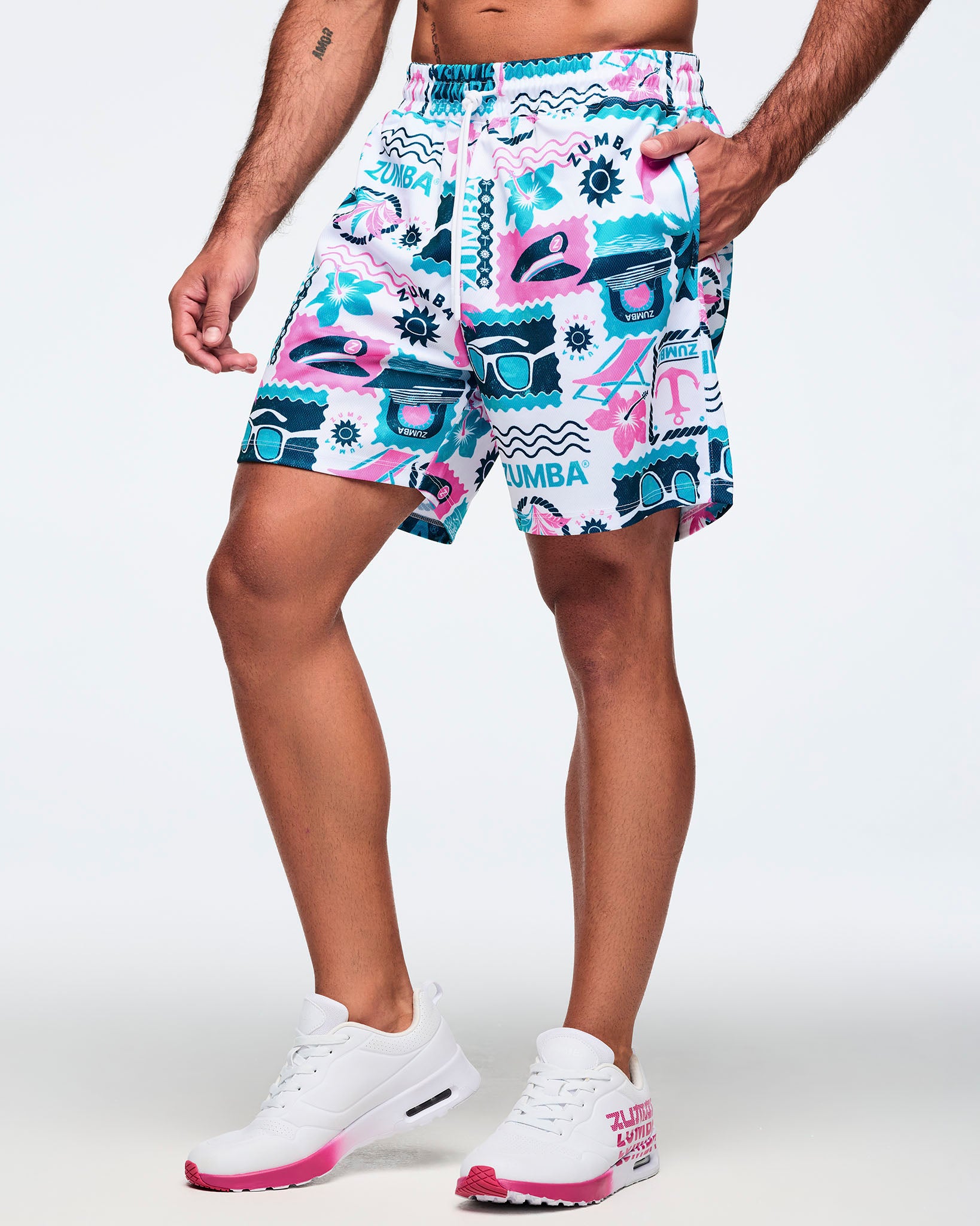 Zumba Cruise Unisex Tee - White/Blue – Zumba Wear | STRONG iD