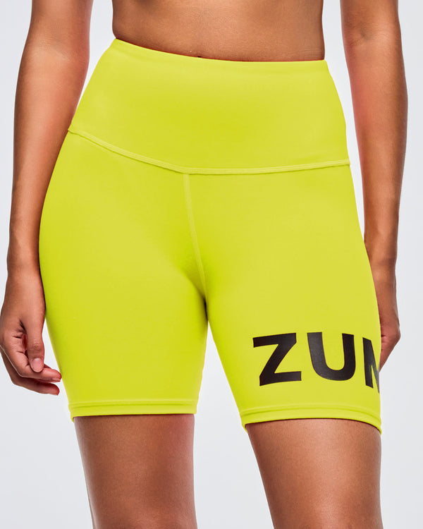 Neon High Waisted Biker Shorts